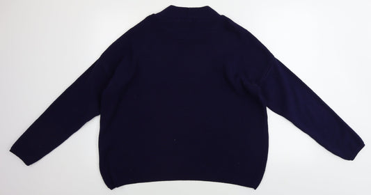 Womens UK Size 16 new look Blue Pullover Jumper