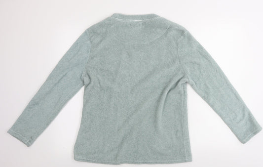 love to lounge Womens Green Pullover Jumper Size M