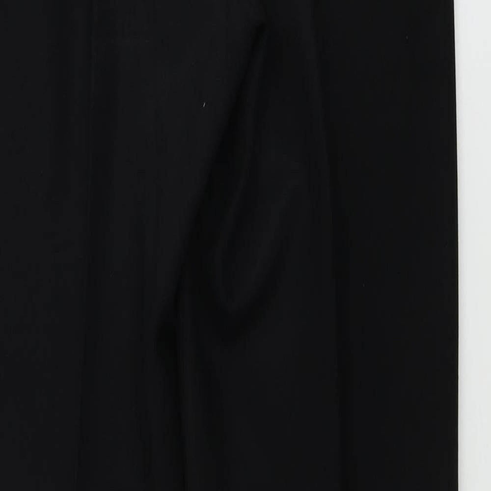 Womens UK Size 12 Etam Regular Fit Black Trousers