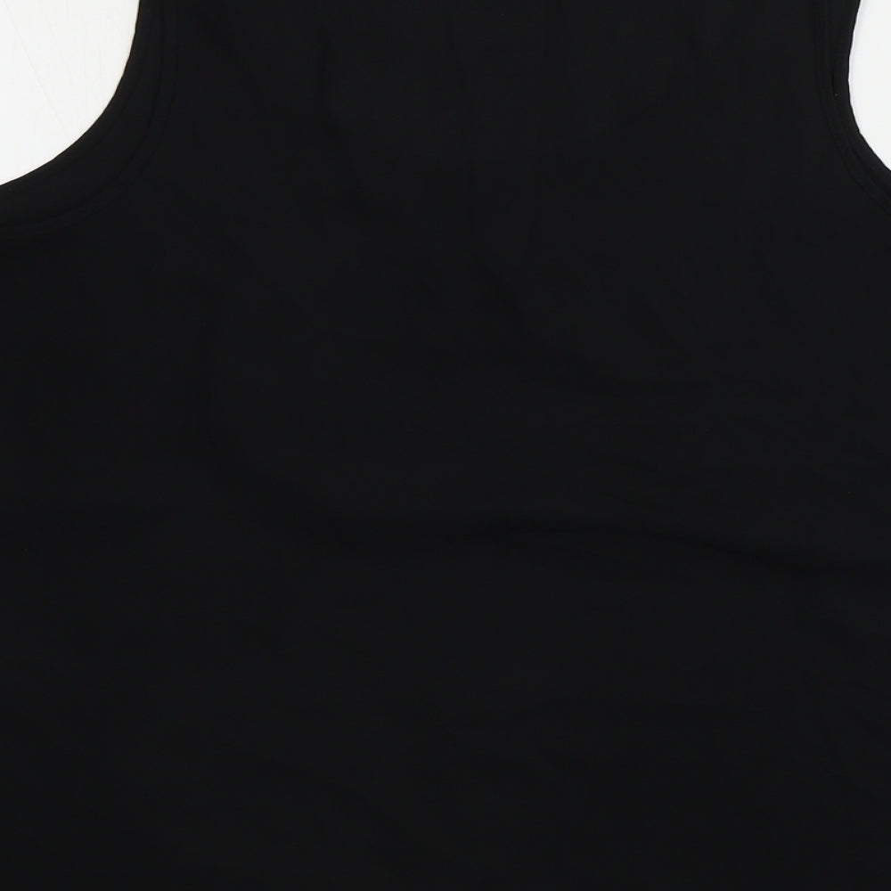 Womens UK Size 14 Atmosphere Black Basic Blouse