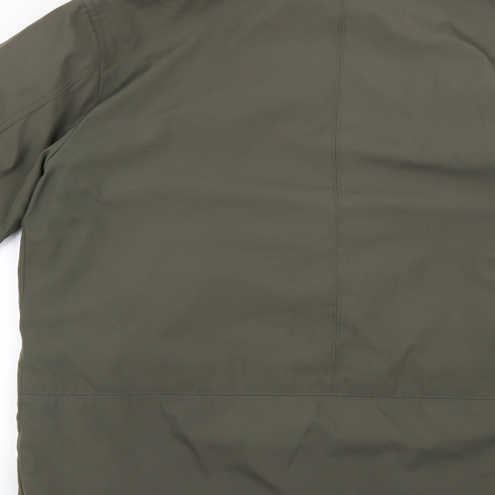 Mens UK Size S paul berman Green Rain Coat