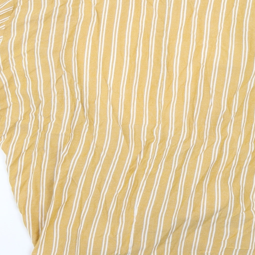 Womens UK Size 22 Marks and Spencer Yellow Basic Blouse