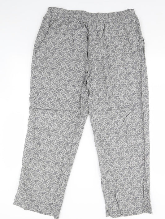 Womens UK Size 18 Marisota Regular Fit Blue Trousers