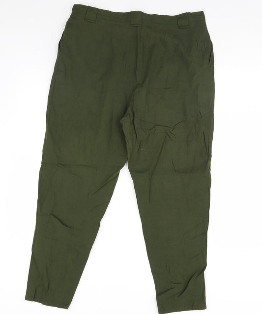 Preworn Womens Green Trousers Size 36 in L30 in