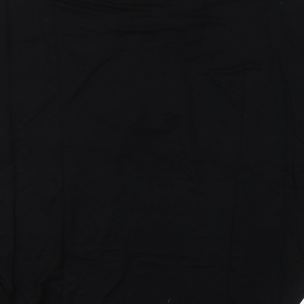 Womens UK Size S Lindex Black Basic Blouse