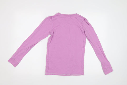 TU Girls Purple Basic Polo Size 12 Years - Unicorn
