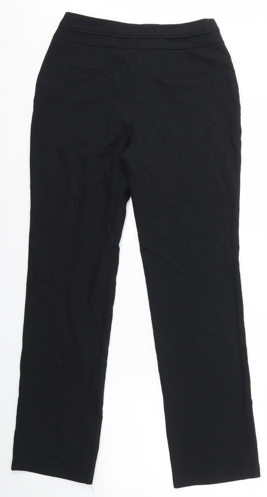 South Womens Black Dress Pants Trousers Size 8 L29 in