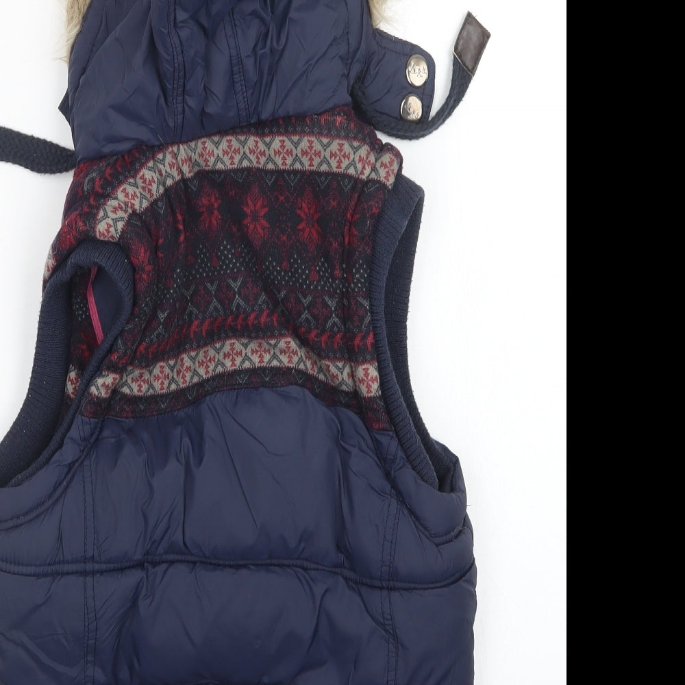 hudson & rose Womens Blue Gilet Coat Size 8