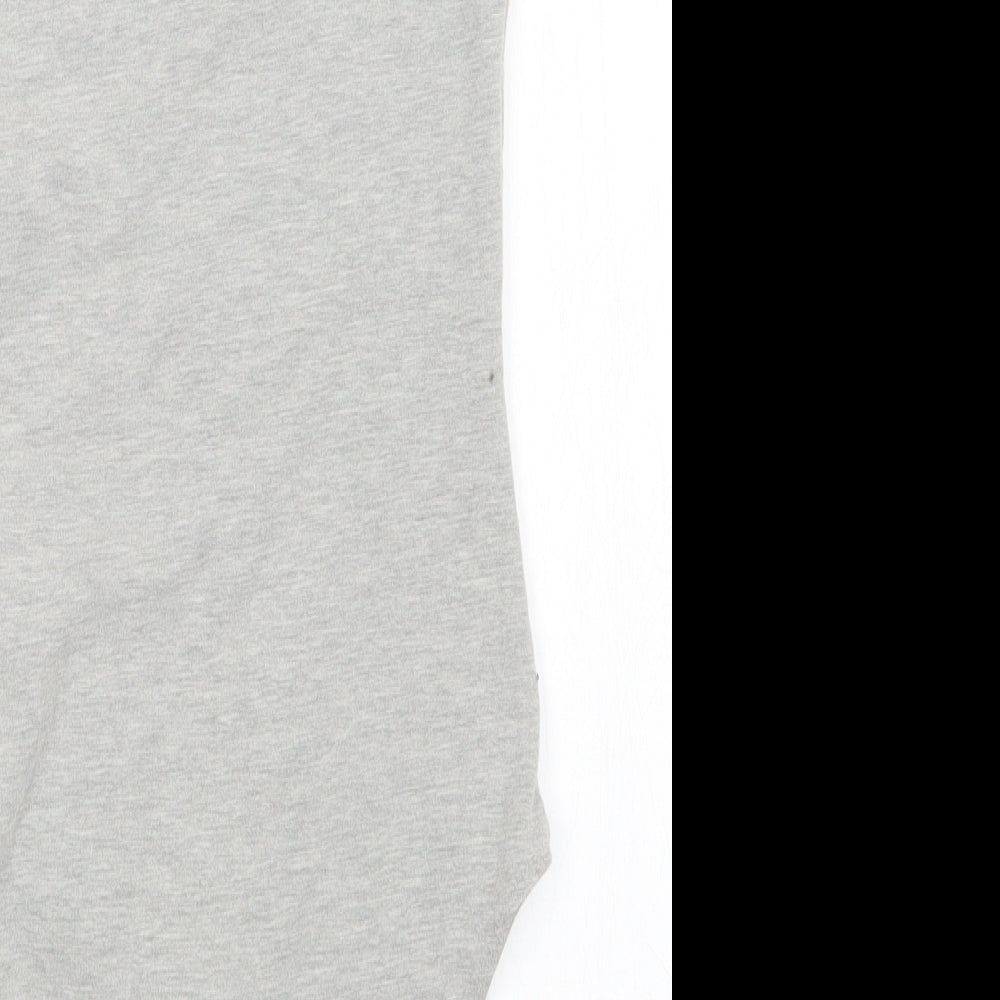 Miss Selfridge Womens Grey Bodysuit One-Piece Size 4