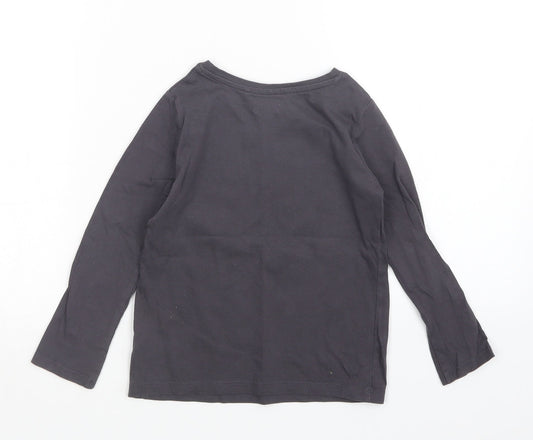 NEXT Girls Grey Basic T-Shirt Size 5 Years