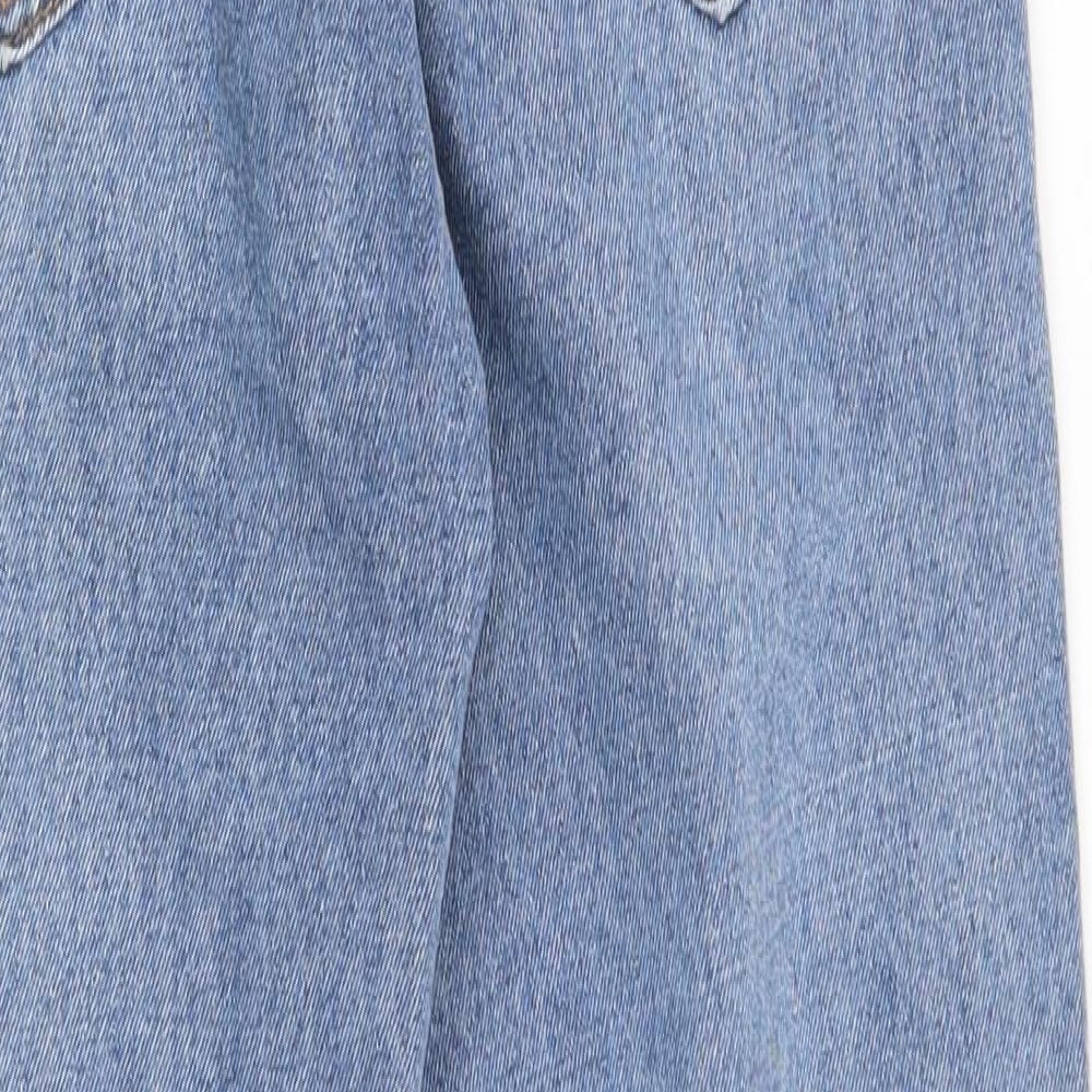 SheIn Womens Blue Straight Jeans Size XS L27 in