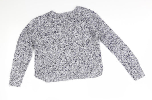 Womens UK Size 8 M&S Grey Pullover Jumper