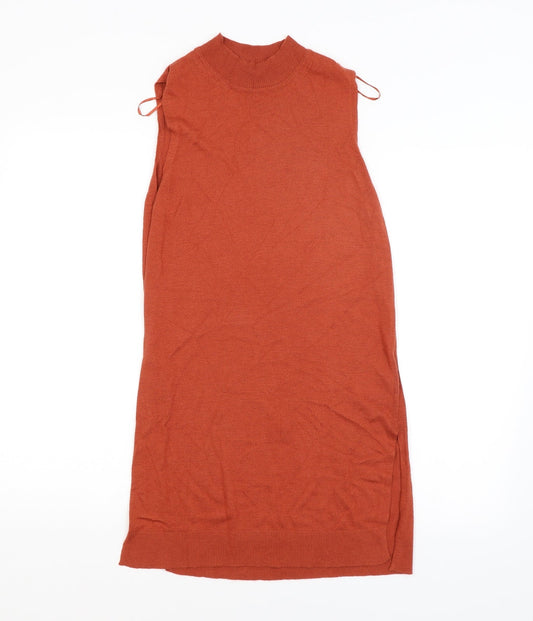 Peacocks Womens Brown Jumper Dress Size 10