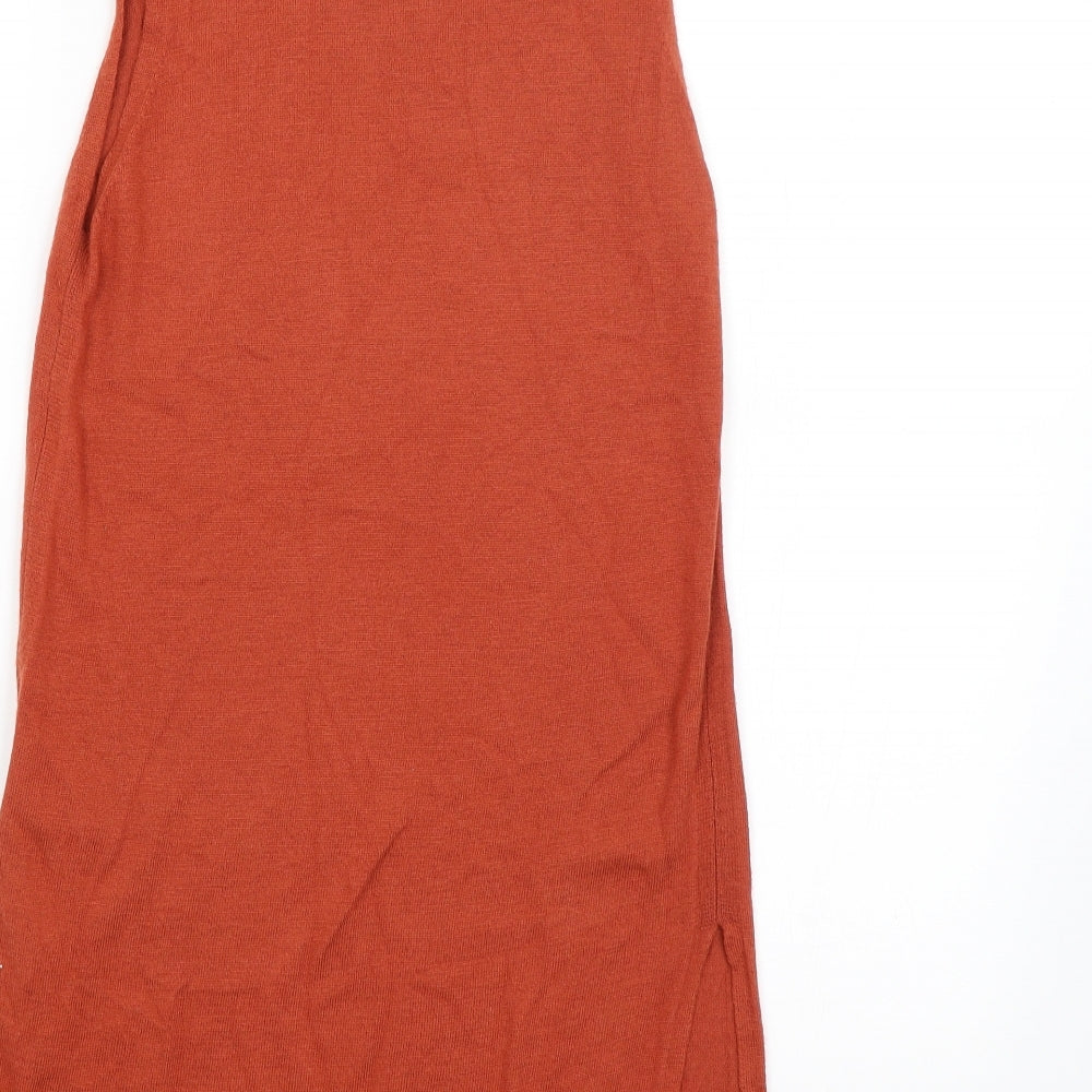 Peacocks Womens Brown Jumper Dress Size 10