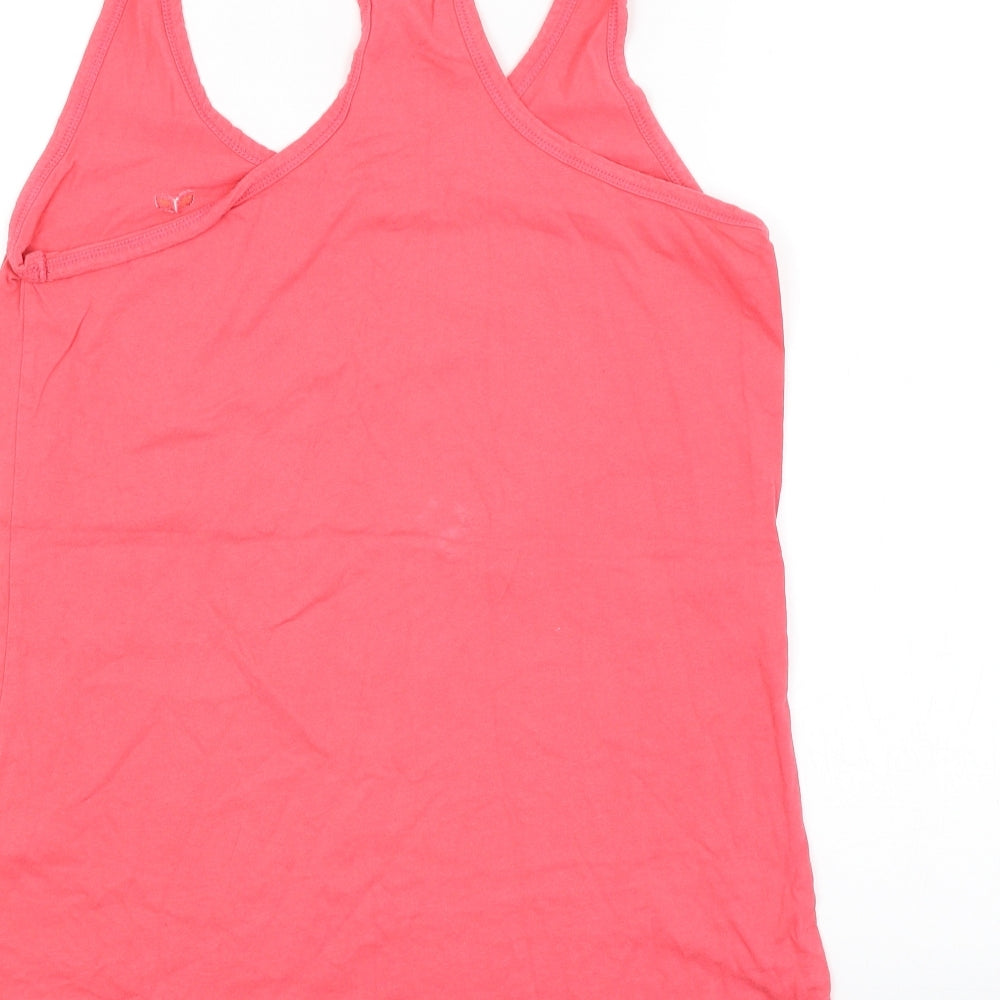 Pure Simple Womens Pink Basic Tank Size 10