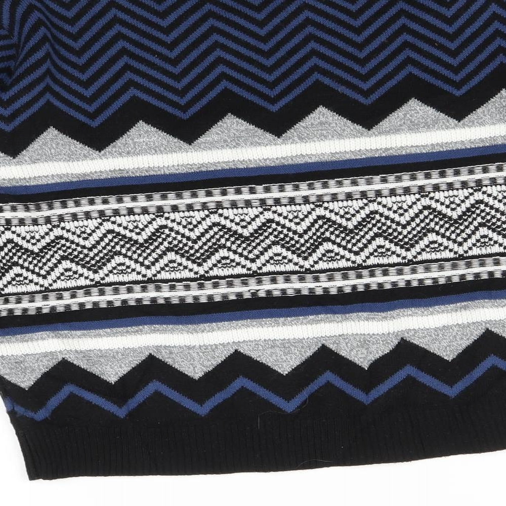 Cooperative Mens Multicoloured Argyle/Diamond Pullover Jumper Size XS