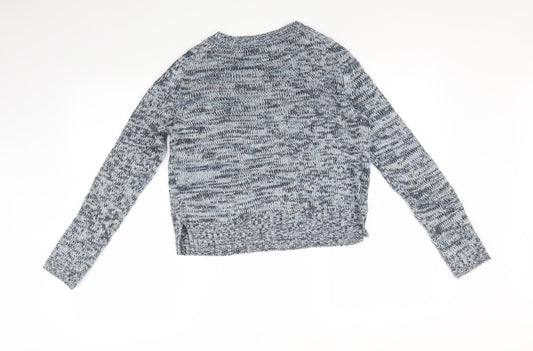 H&M Womens Blue Pullover Jumper Size XS