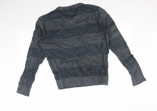 Gap Mens Multicoloured Striped Pullover Jumper Size M