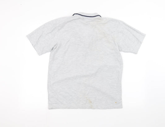 Umbro Mens Grey Polo Size M