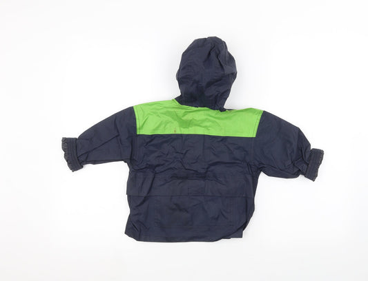 Mothercare Baby Blue Rain Coat Coat Size 12-18 Months