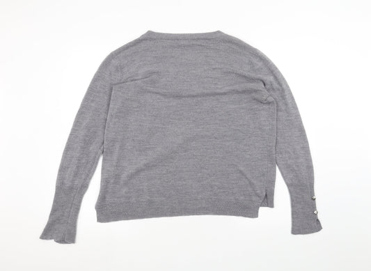 Primark Womens Grey Pullover Jumper Size L