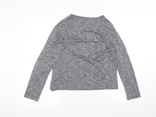 Womens UK Size 10 Atmosphere Grey Basic T-Shirt