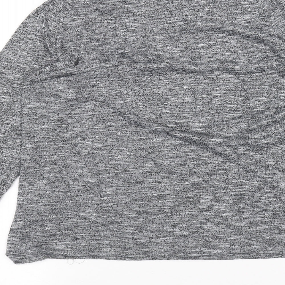 Womens UK Size 10 Atmosphere Grey Basic T-Shirt