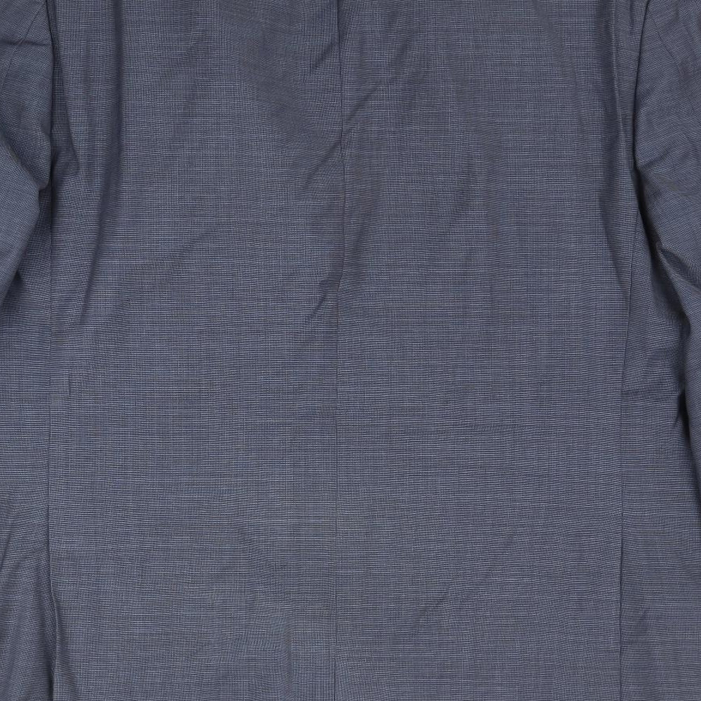 Mens UK Size 42 Marks and Spencer Regular Blue Suit Jacket