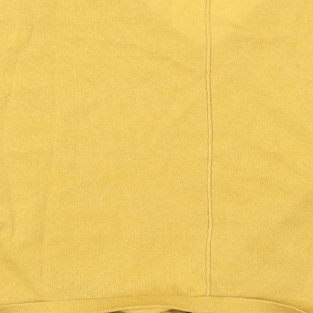 Womens UK Size 10 Marks and Spencer Yellow Pullover Jumper