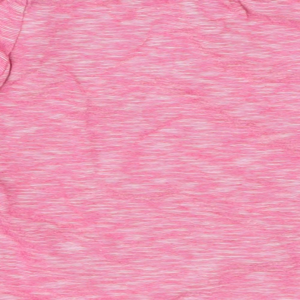 F&F Girls Pink Basic T-Shirt Size 9-12 Months - Rainbow
