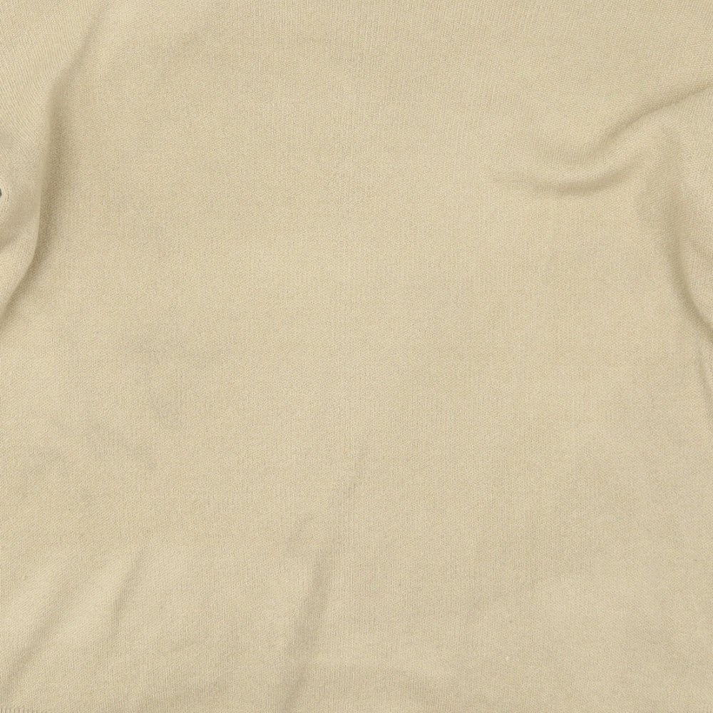 Primark Womens Beige Knit Pullover Jumper Size 10