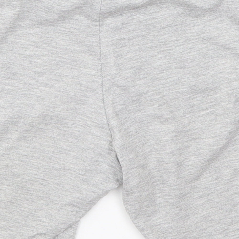 I SAW IT FIRST Womens Grey Striped  Biker Shorts Size 23 in