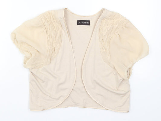 Principles Womens Beige Jacket Size M