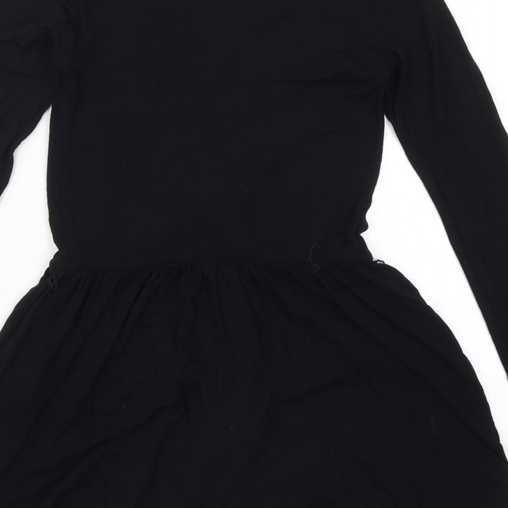 Womens UK Size 6 ASOS One-Piece Black Playsuit