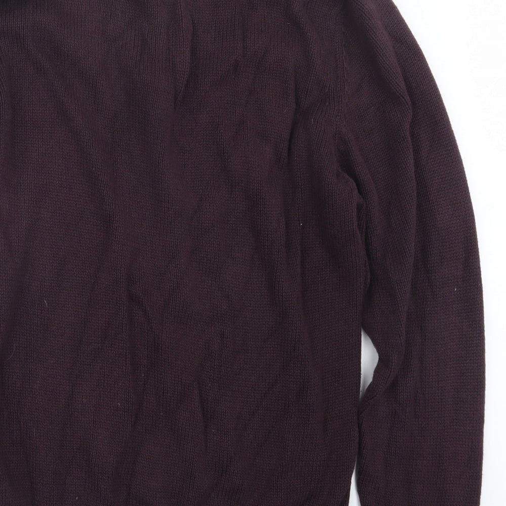 Mens UK Size M Marks and Spencer Purple Pullover Sweatshirt