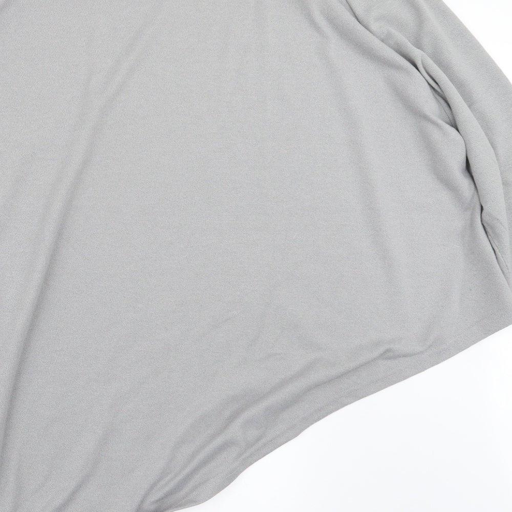 AX Paris Womens Grey Knit Pullover Jumper Size 14