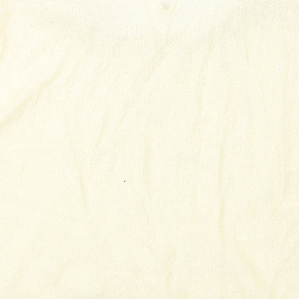 Womens UK Size 14 Preworn Ivory Pullover Jumper