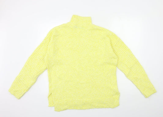 Womens UK Size M Marks and Spencer Yellow Pullover Jumper