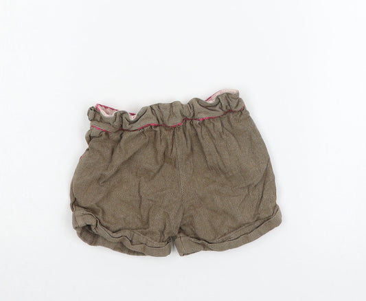 Autograph Girls Brown Chino Shorts Size 2-3 Years