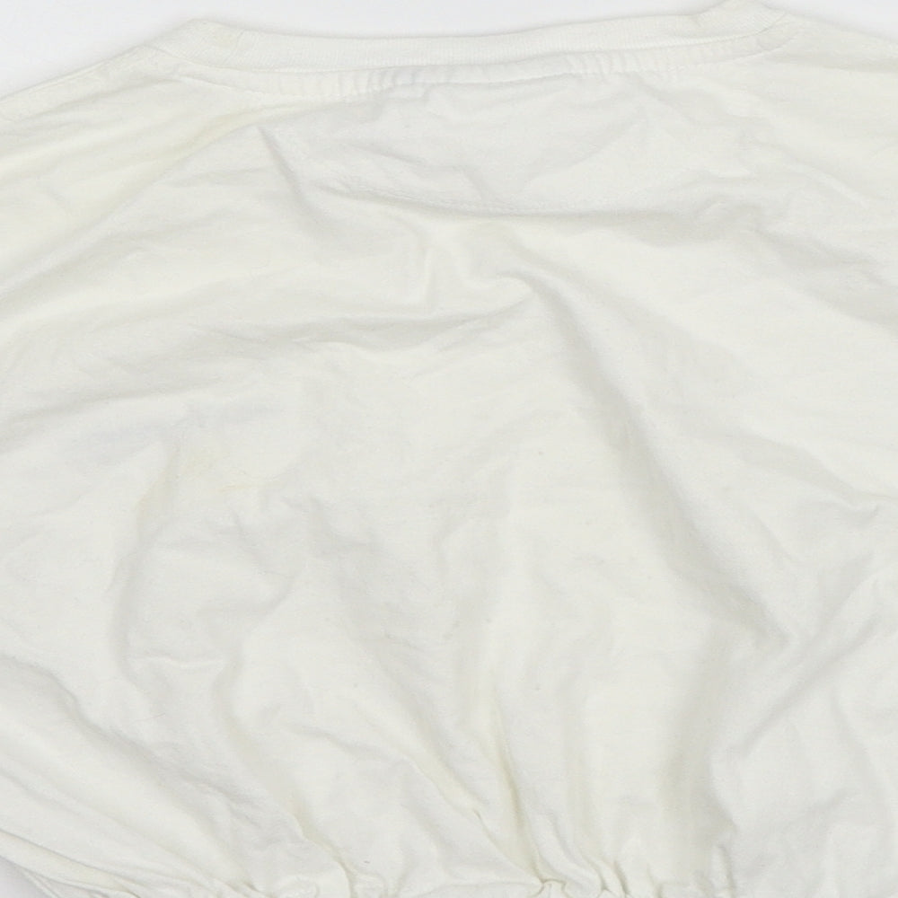 Womens UK Size M Diadora White Basic T-Shirt