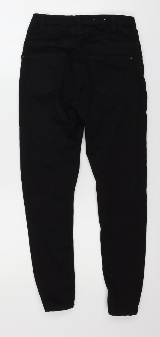 New Look Womens Black Denim Skinny Jeans Size 8 L24 in