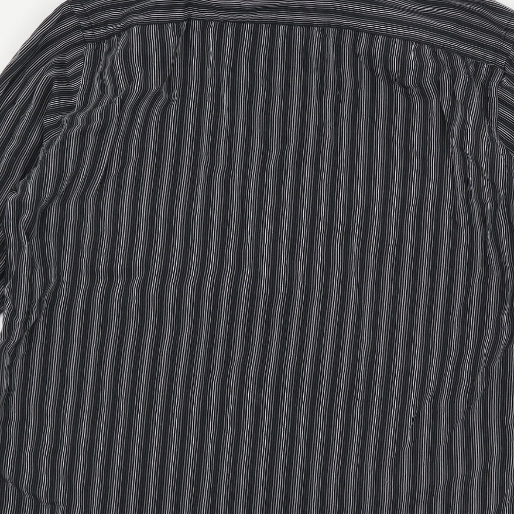 F&F Mens Grey Button-Up Size M