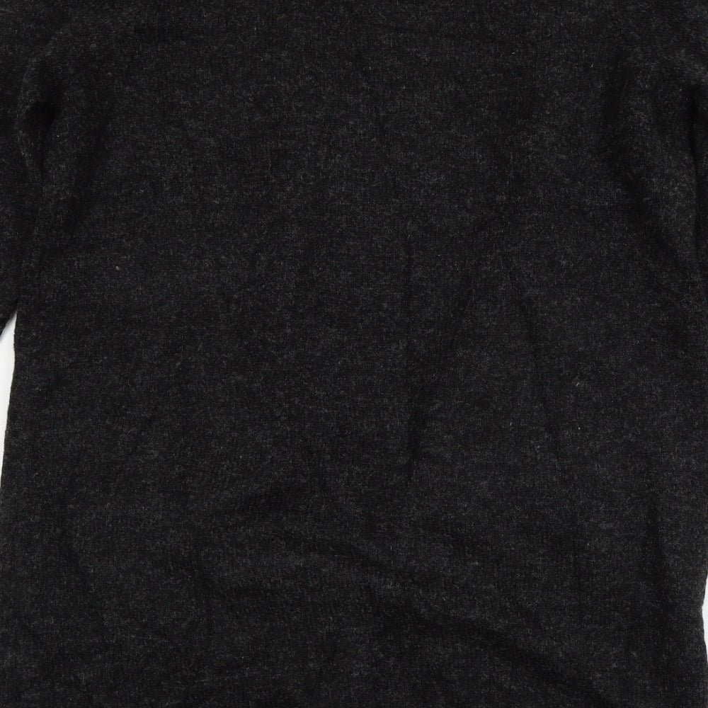 Womens UK Size 12 AKD A WEST Grey Cardigan Jumper