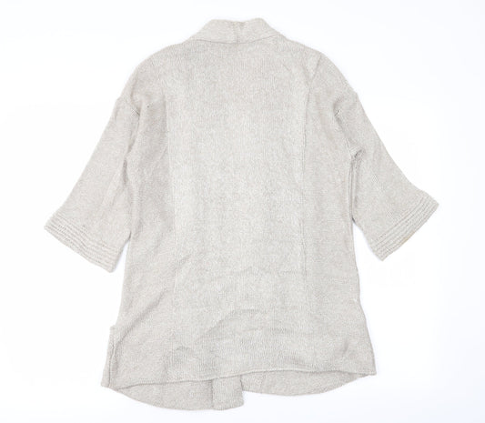 Womens UK Size S Per Una Grey Cardigan Jumper