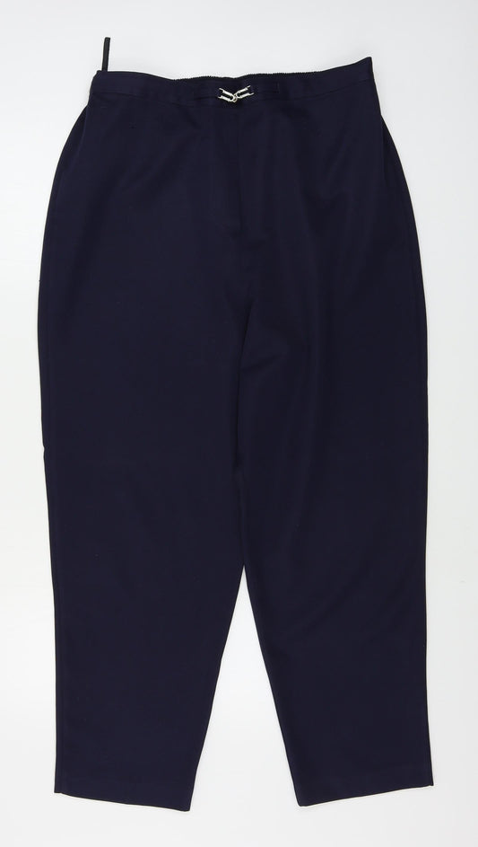 Womens UK Size 20 Berkertex Regular Fit Blue Trousers