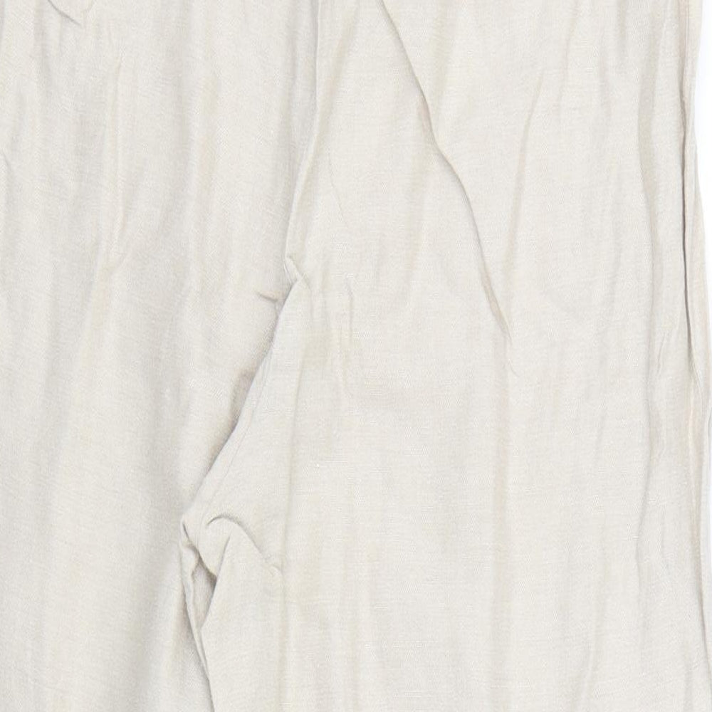 Covington Womens Beige Cropped Trousers Size 14 L23 in