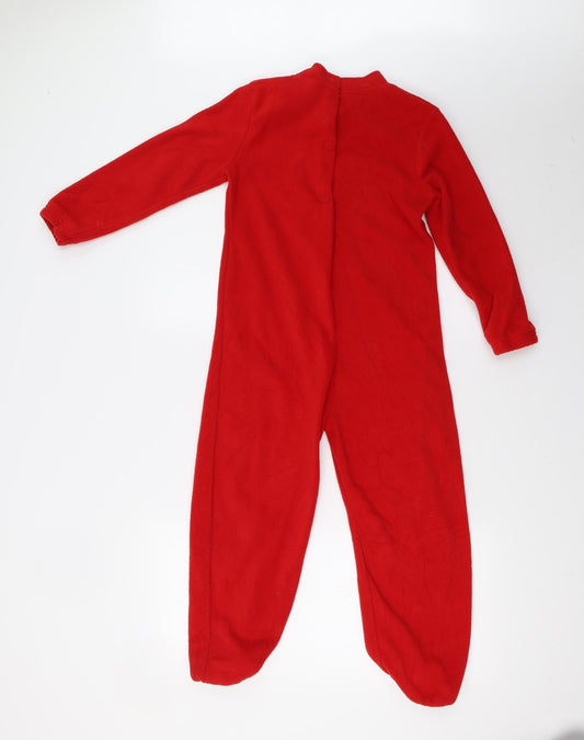 Smiffys Girls Red One Piece Size 7-8 Years