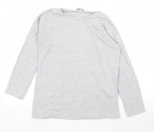 Womens UK Size 12 Peacocks Grey Pullover Jumper