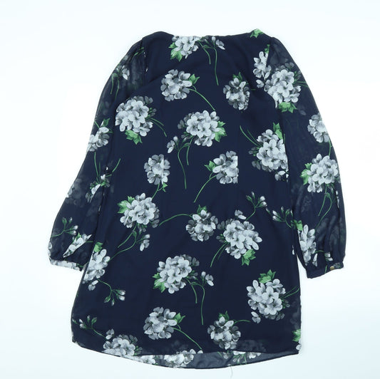 Primark Womens Blue Floral Shift Size 10