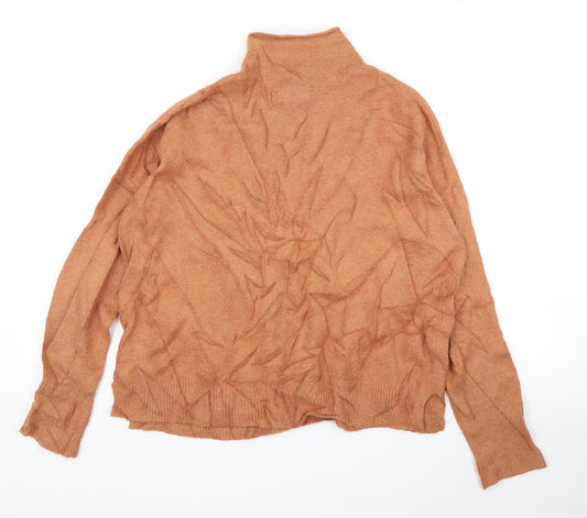 William Rast Womens Orange Pullover Jumper Size L